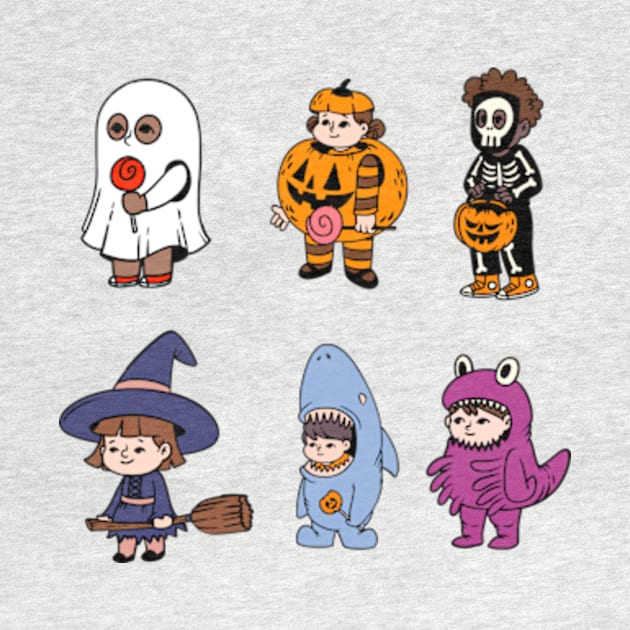 Cute Halloween Kids by Petko121212